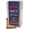 22 Magnum – CCI Maxi Mag 40 Grain Total Metal Jacket – 50 Rounds