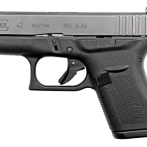 Glock 42 Pistol 380 ACP Fixed Sights 6-Round Polymer Black