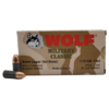 9mm – Wolf Military Classic 115 GR. FMJ Steel Case