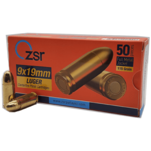 9mm – ZSR 115 grain Full Metal Jacket