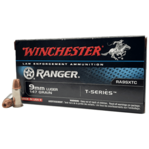 9mm – Winchester Ranger 147 Grain T-Series JHP