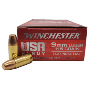 9mm – Winchester USA Ready 115 Grain Full Metal Jacket