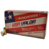 9mm – Winchester USA Valor 124 Grain FMJ 200 Round Pack