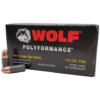 9mm – Wolf Polyformance 115 GR. FMJ Steel Case